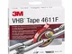 3M 4611193 - Nastro biadesivo VHB 4611F ad alte prestazioni, 19 mm x 3 m, colore grigio