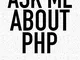 Ask Me About PHP: A 6x9 Inch Matte Softcover Notebook Journal With 120 Blank Lined Pages A...