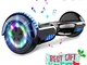 COLORWAY Scooter 6.5‘’ Smart Scooter Auto Bilanciamento Bluetooth Elettrico e LED Multicol...