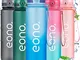 Amazon Brand - Eono Bottiglia Acqua 1 Litro - Borraccia Sportiva a Prova di Perdita Senza...