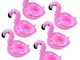 ANGTUO 6 PC Float Flamingo Drink Holders Tazza Gonfiabile Galleggiante Barche Piscina Bagn...