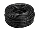 Amazon Basics - Bobina di cavo ethernet Cat6, (23AWG(0,57 mm), UTP), 304,8 metri, Nero