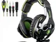 [Nuova versione aggiornata] Sades 810S Stereo Gaming Headset cuffie con volumenausgleich M...