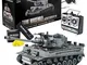 GOODS+GADGETS Carro armato radiocomandato RC German Tiger I 2.4GHz R/C in scala 1:16 con f...