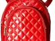 Love Moschino Borsa Quilted Nappa Pu, Zainetto Donna, (Rosso), 29x30x12 cm (W x H x L)