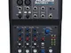 Alesis MultiMix 4 USB FX – Mixer Audio a 4 Canali da Studio con Effetti Integrati e Scheda...