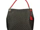 Pollini Heritage Tapiro shoulder bag red