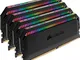 Corsair Dominator Platinum RGB Kit di Memoria per Desktop a Elevate Prestazioni, DDR4 4 x...