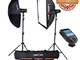 Godox Ad600pro Fuji Kit di illuminazione per fotografia Gn87 1/10100 ° secondo flash strob...