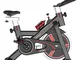 Indoor Cycling Cyclette, Cintura Diretto Driven 5Kg Volano Magnetico Resistance 3-Piece Ma...