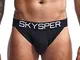 SKYSPER Jockstrap Perizoma Underwear Sospensorio Intimo Confortevole per Sport Fitness Par...