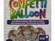 Out of the Blue 62/0817 - Palloncini da festa riempiti con coriandoli colorati, 6 pezzi, c...