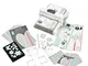 Sizzix Big Shot Plus Kit di Partenza My Life Handmade 2, Acciaio Inossidabile, Bianco/Grig...