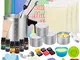 Popolic Kit per Candele, Fabbricazione Candele Kit DIY Set Regalo, Cera di soia, Olio prof...