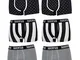 Juventus 6 Boxer Ragazzo Cotone Elasticizzato Prodotto Ufficiale Juve Art. JU12050 Assorti...