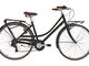 ALPINA City bike FREETIME da donna, 28", cambio a 7V e telaio in alluminio 46 cm Nero