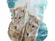 Fazzoletto Animal Wolf Winter Snowflake 25X50Cm Fascia Frontale Bandana Foulard Personaliz...