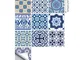 JRTILES Adesivi per Piastrelle 20X20Cm X 10 Pezzi Wall Stickers da Mattonelle Parete in PV...