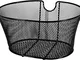 artex 34.54.01 Cestino Bici Anteriore Nero Ovale in Rete Jolly Misure Cm 38x29x18h con Sis...