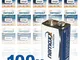 100x batteria al litio Nemaxx da 9V set per rilevatori di fumo 10 anni di vita