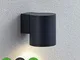 Applique LED da esterni 'Visavia' (Moderno) colore Nero, in Alluminio (1 luce, A+) di Lind...