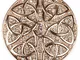 styleBREAKER Ornamento Magnetico Rotondo con Strass Ornamento con Nodo Celtico per Sciarpe...