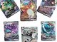100 carte Pokemon VMAX V GX, Flash Trading Puzzle, gioco di carte divertenti 2021, 100 VMA...