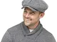 HeatGuard, berretto invernale da uomo, con fodera termica Thinsulate, colore grigio a spin...