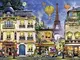 Jigsaw Puzzle 1500 piece  Puzzle di legno Passeggiata serale a Parigi Decorazioni familiar...