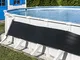 GRE AR2069-Riscaldamento solare per piscina fuori terra, 12kW/al giorno