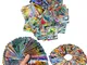 zhybac Trading cards 100 Carte GX Complete carte da 100 Pezzi Flash card Divertenti Carte...