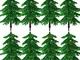 BESTZY 8pcs Alberi Modello Albero Modello Miniatura Alberi Treno ad Modello Misto Albero d...