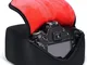 Cwatcun DSLR fotocamera reflex case e zoom obiettivo custodia fotocamera con protezione in...