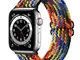 Maledan Compatibile per Apple Watch Cinturino 44mm 42mm,Cinturino di Ricambio Elastico Int...