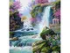 Kit per diamond painting 5D con numeri cascata ricamo punto croce fai da te, mosaico per l...