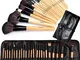 Pennelli Make Up,Cadrim 24 pezzi Set di pennelli professionali per trucco trucchi,pennelli...