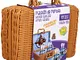 Tachan – Set Picnic Vichy in Cestino di Vimini, Cpa Toy Group 20517