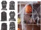 kungfu Mall 4PCS Lapidi tombe in Schiuma tombale di Halloween da Decorazioni per Feste di...