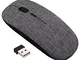 INPHIC Mouse Wireless Ricaricabile, 2,4G Ultra Sottile 1600DPI Mouse Silenzioso, Mouse Ott...