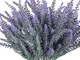 Luyue, bouquet artificiale di fiori di lavanda per decorare casa e matrimonio, viola, 8 ma...