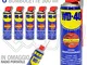 6 PZ - WD-40-500 ML LUBRIFICANTE MULTIFUNZIONE WD 40 - SPRAY SBLOCCANTE WD40