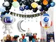 MMTX Festoni Compleanno 1 Anno Primo Palloncini Compleanno Bimbo di Happy Birthday Pallonc...