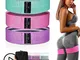 PORTENTUM Elastici fitness, set di 3 fasce elastiche fitness antiscivolo in tessuto. 3 liv...