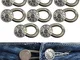 Set da 8 Estensori per Cintura, Bottone Allarga Pantaloni fino a 50 mm, Bottone Retrattile...