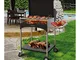 Famur Barbecue a Legna con Griglia in Acciaio BK 8 Elite