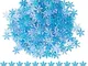 Gwhole 600 Pz Fiocchi di Neve Confetti per Natale Snowflake Confetti Ornament Natale Tabel...