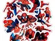 32 pezzi Adesivi in vinile spiderman Adesivi per bambini per laptop, auto, moto, bagagli d...