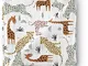 Aenne Baby Copertina in Mussola per Neonato,Safari, Larghezza 120 x 120 cm, 1 pacco, soffi...