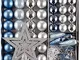 HEITMANN DECO Krebs & Sohn Set di 50 Palline di Natale - Albero di Natale Deco Appeso - Pa...