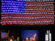 Bandiera Americana, 2 m x 1 m, luci a LED rosso bianco blu, 390 LED bandiere nette luci co...